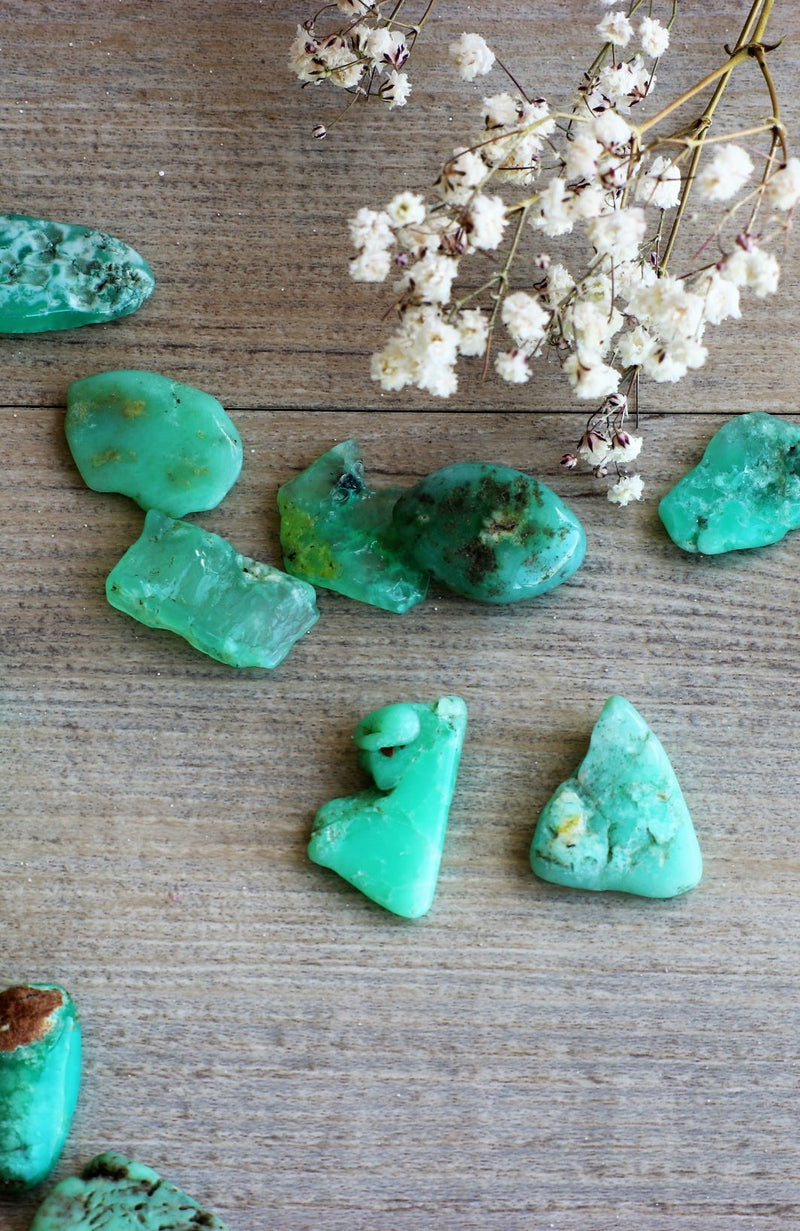 Chrysoprase (Green) Tumbled Stone (Pack of 6)