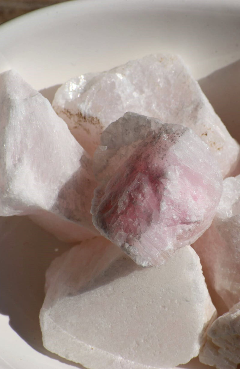 Pink Aragonite Chunks