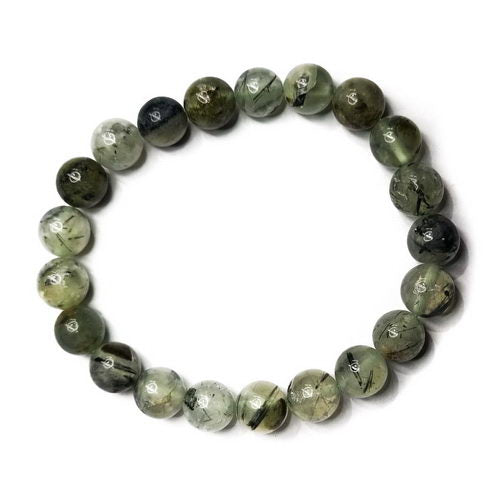 Prehnite Bead 8mm Bracelet