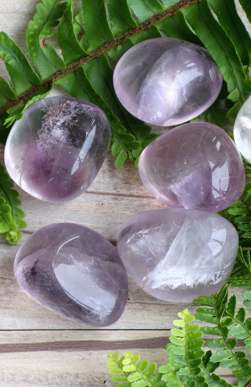 Purple Fluorite Tumbled Stone