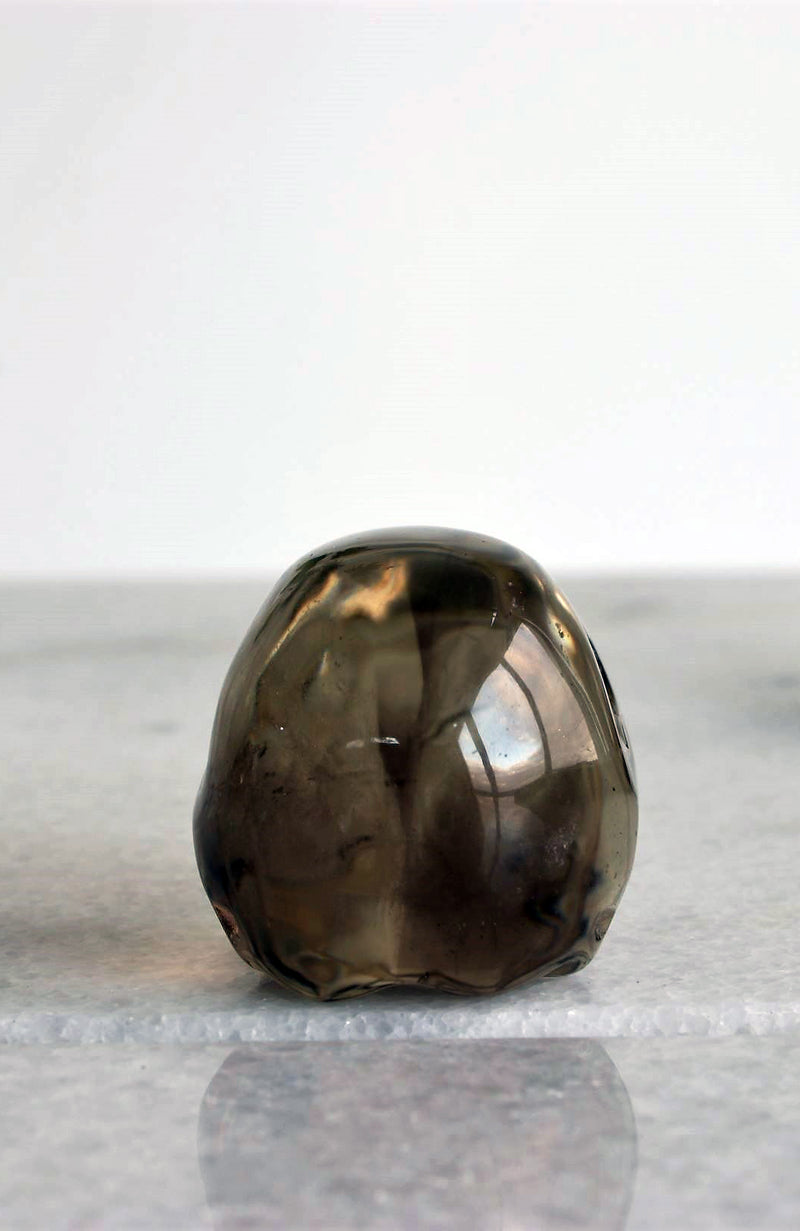 Smoky Quartz Skull