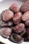 Agnitite (aka Strawberry Quartz) Tumbled Stone - A Grade