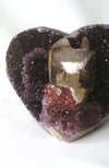Black Amethyst Heart