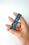 Blue Apatite Chip Bracelet AA