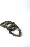 Moss Agate Tumbled Stone Bracelet