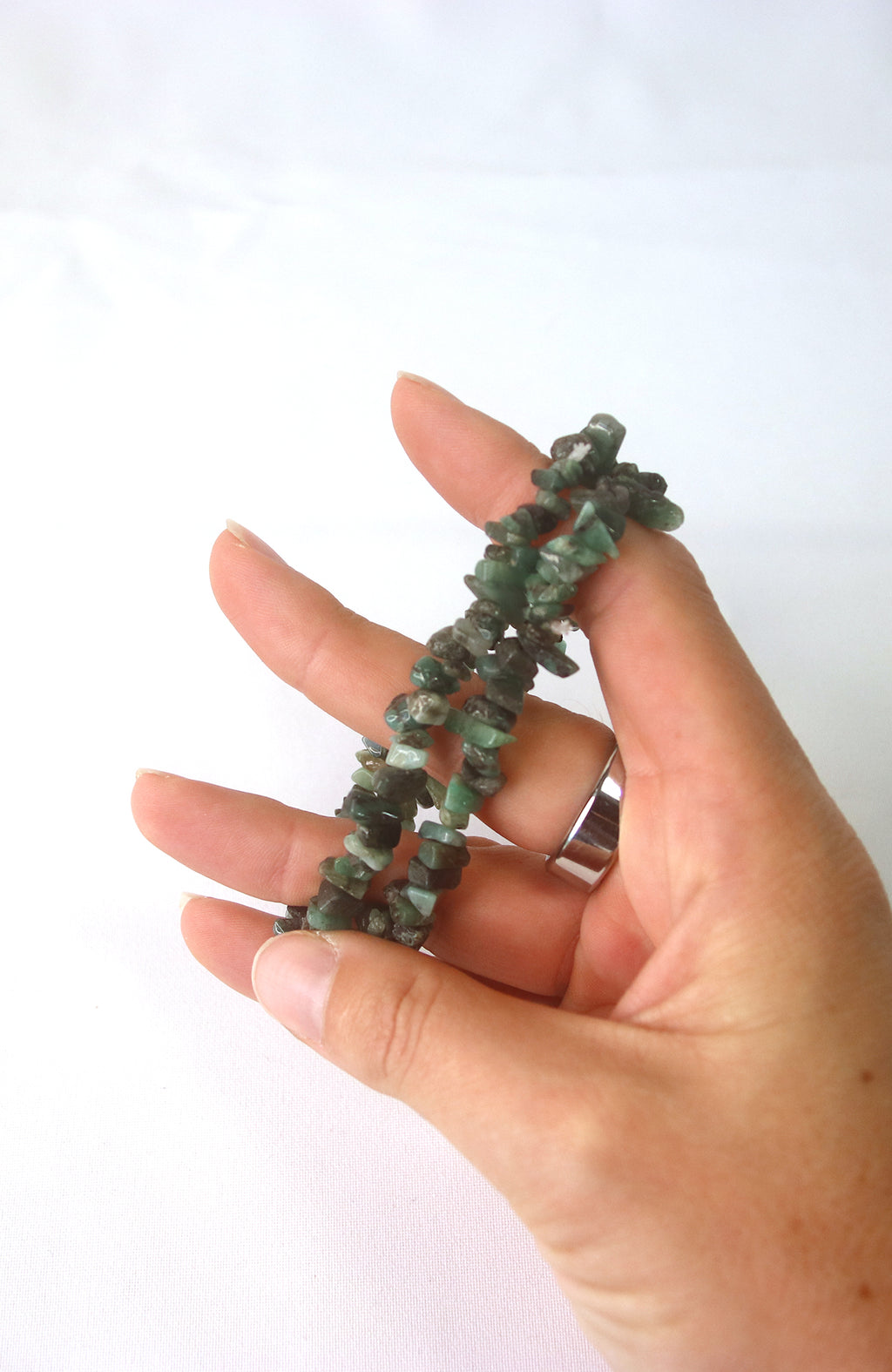 Emerald Chip Bracelet