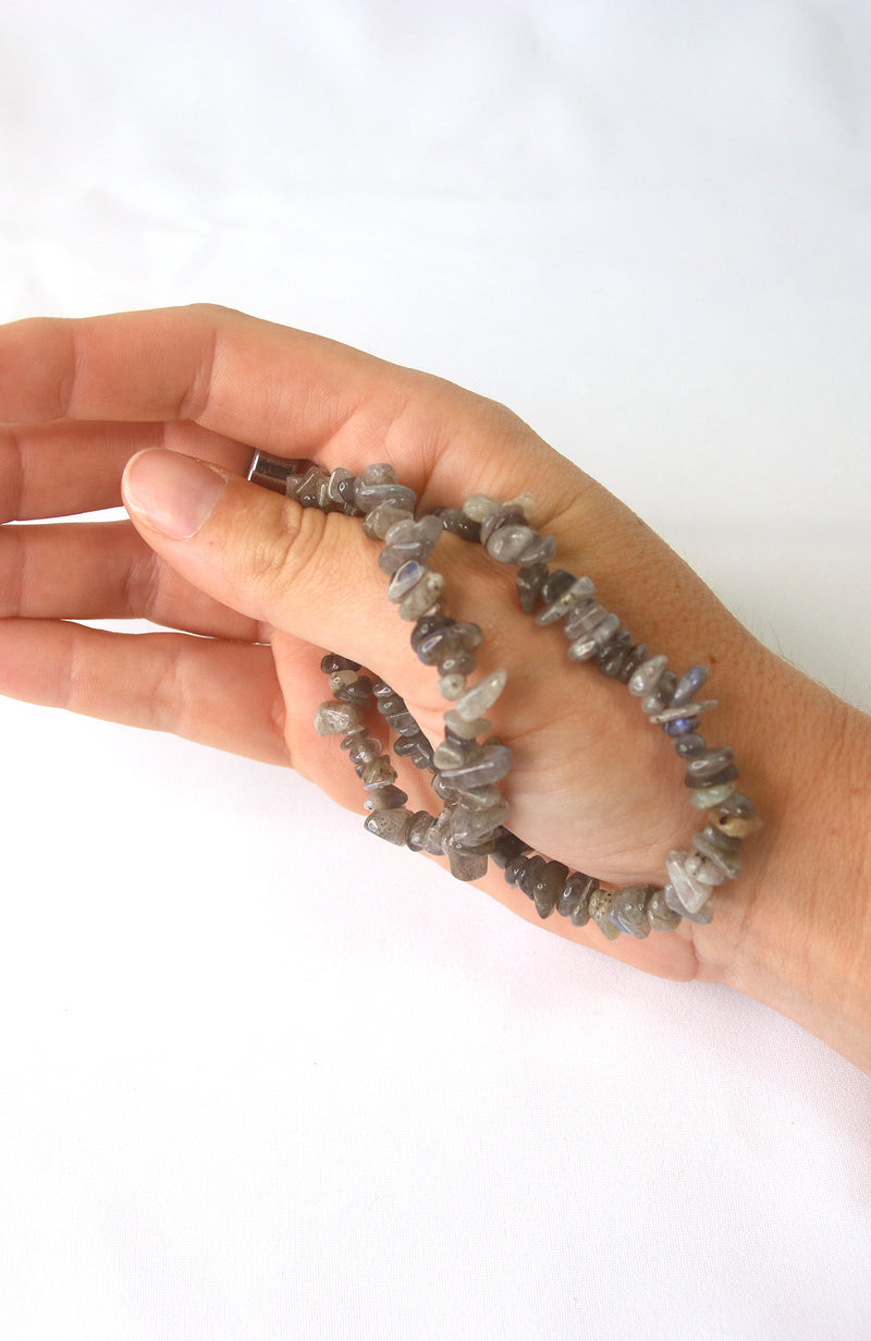 Labradorite Chip Bracelet