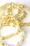 Lemon Quartz Nugget Bead Bracelet