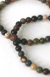 Bloodstone 6mm Bracelet for Wrists up to 20cm