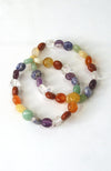 Chakra 10mm Disc Bead Bracelet for wrists up to 19cm