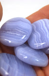 Blue Lace Agate Palmstone