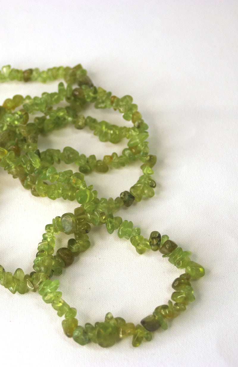 Peridot Chip Bracelet