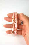 Pink Opal Nugget Bead 6-8mm Bracelet