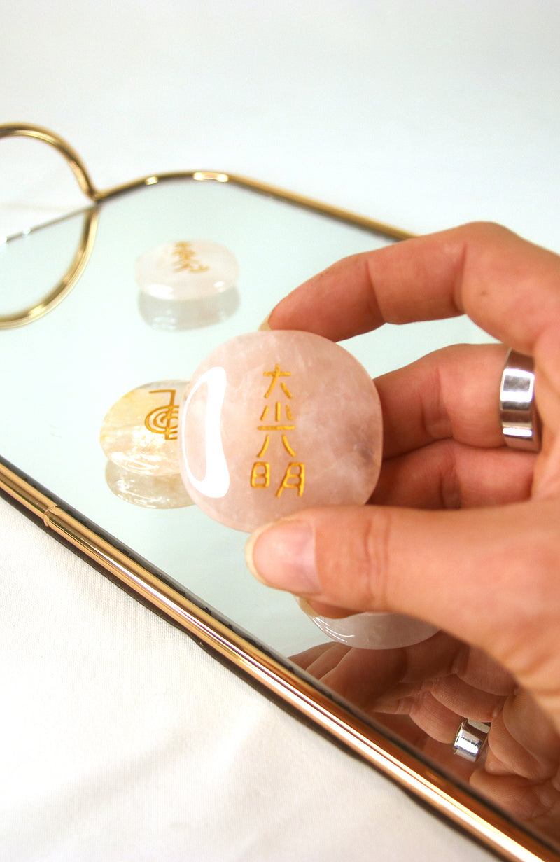 Rose Quartz Reiki Set