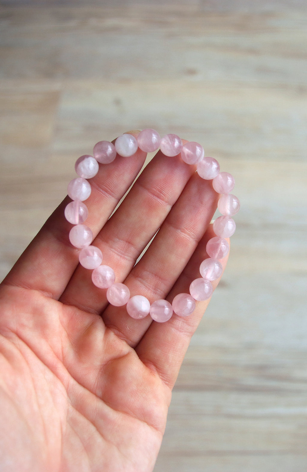 Rose Quartz (Madagascar) 8mm Bracelet