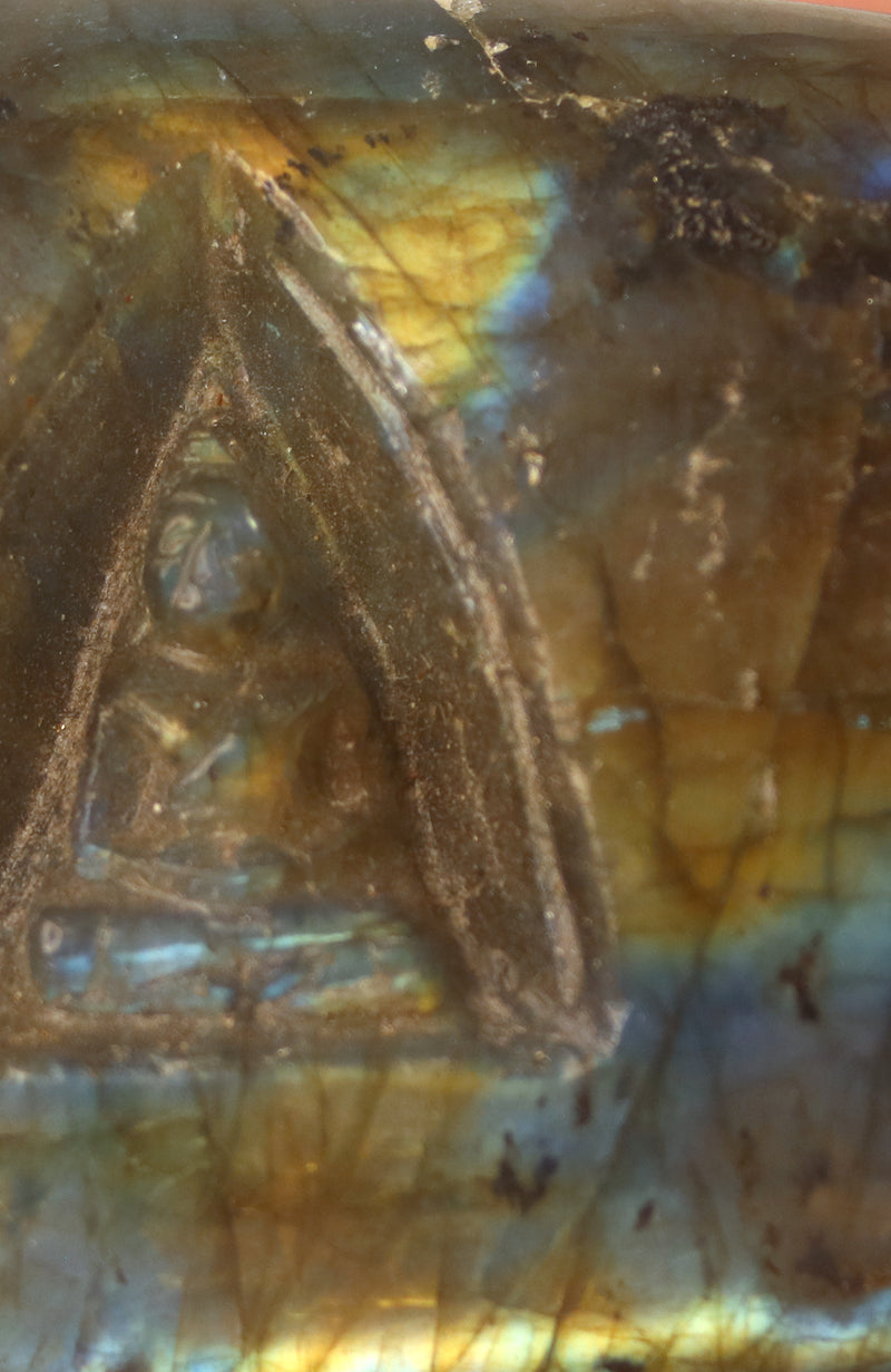Buddha in Labradorite