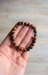 Tiger Eye (Gold) 8mm Bracelet 479
