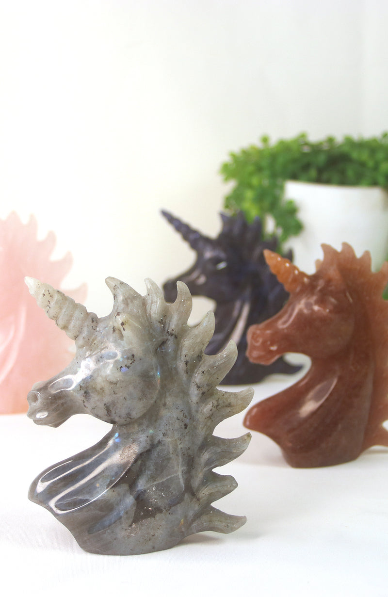 Rainbow Moonstone Unicorn