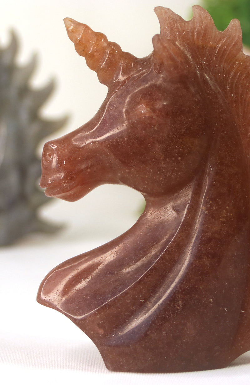 Strawberry Quartz Unicorn