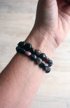 Watermelon Tourmaline Nugget Bracelet